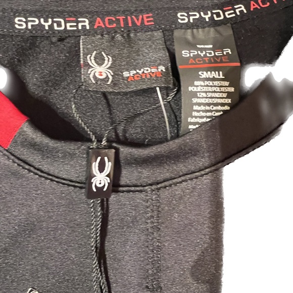 NWT SPYDER  Active Mens ProW Long Sleeve Training Shirt SPM101MS Size Small - Picture 4 of 9